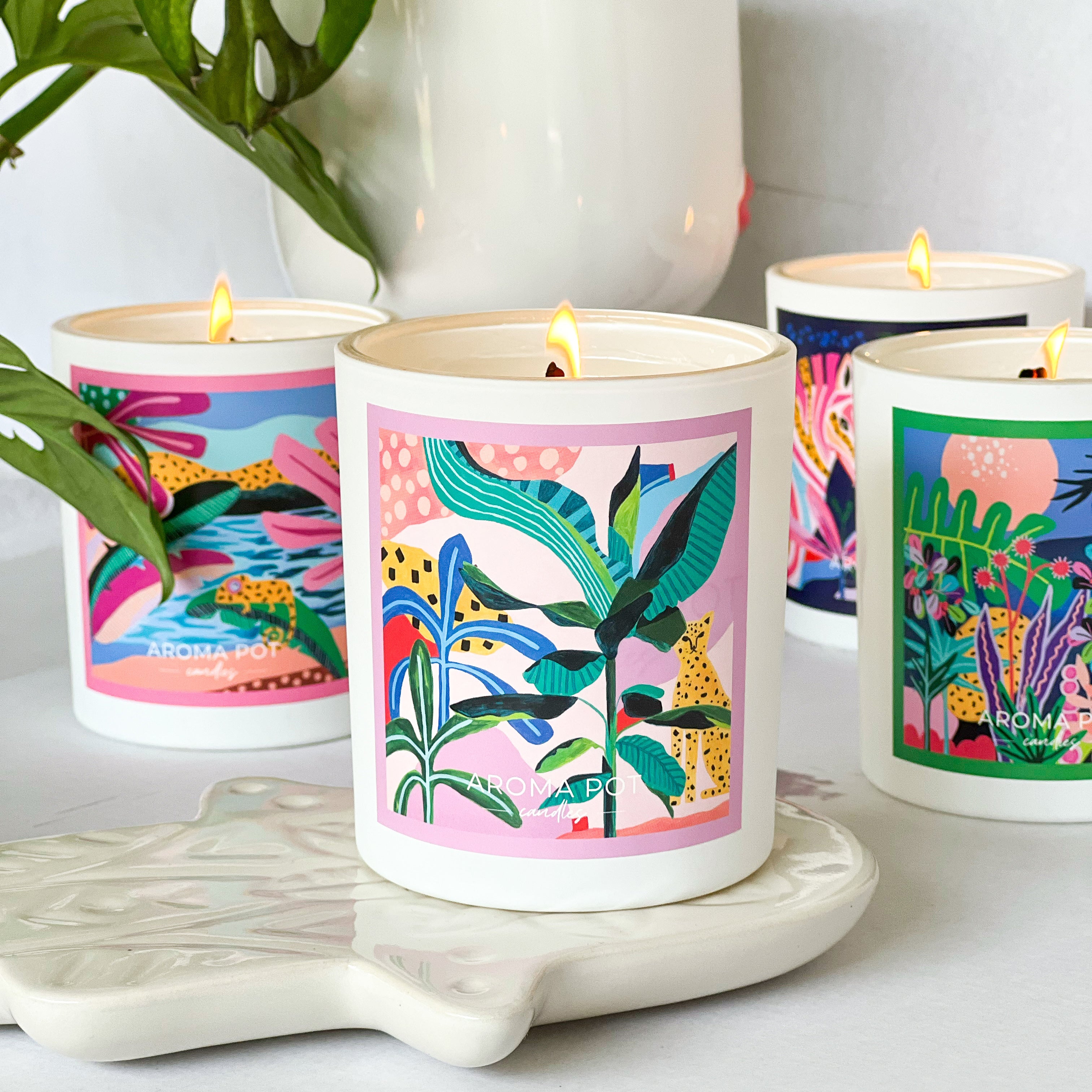 Aroma Pot Candles Lemongrass and Kaffir Lime Candle