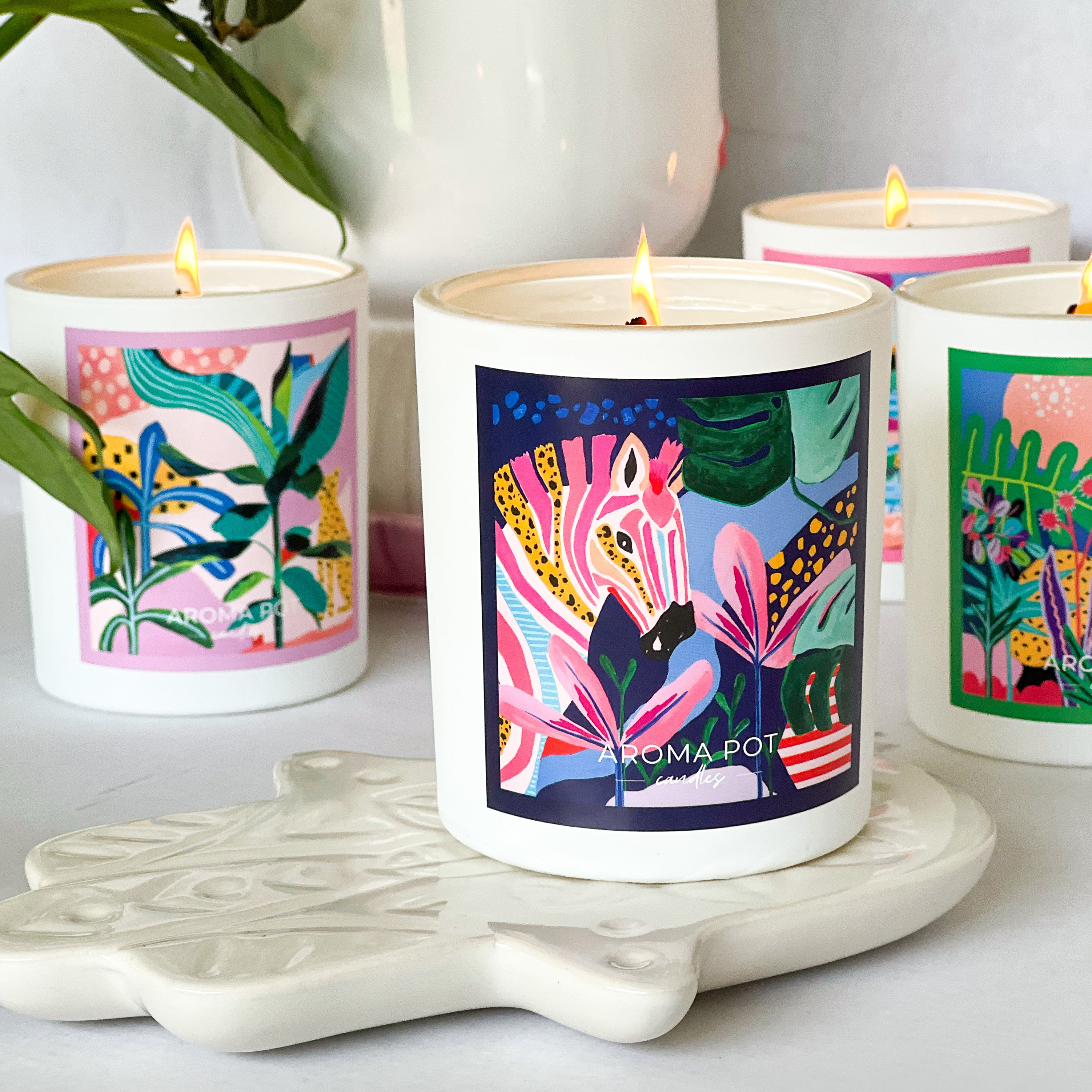 Aroma Pot Candles Sandalwood, Patchouli and Vanilla Candle