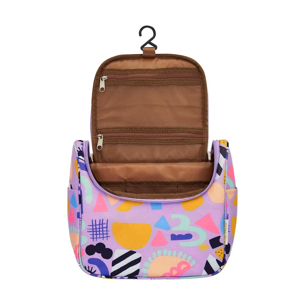 Bon Maxie Eye Love Purple Travel Toiletry Bag
