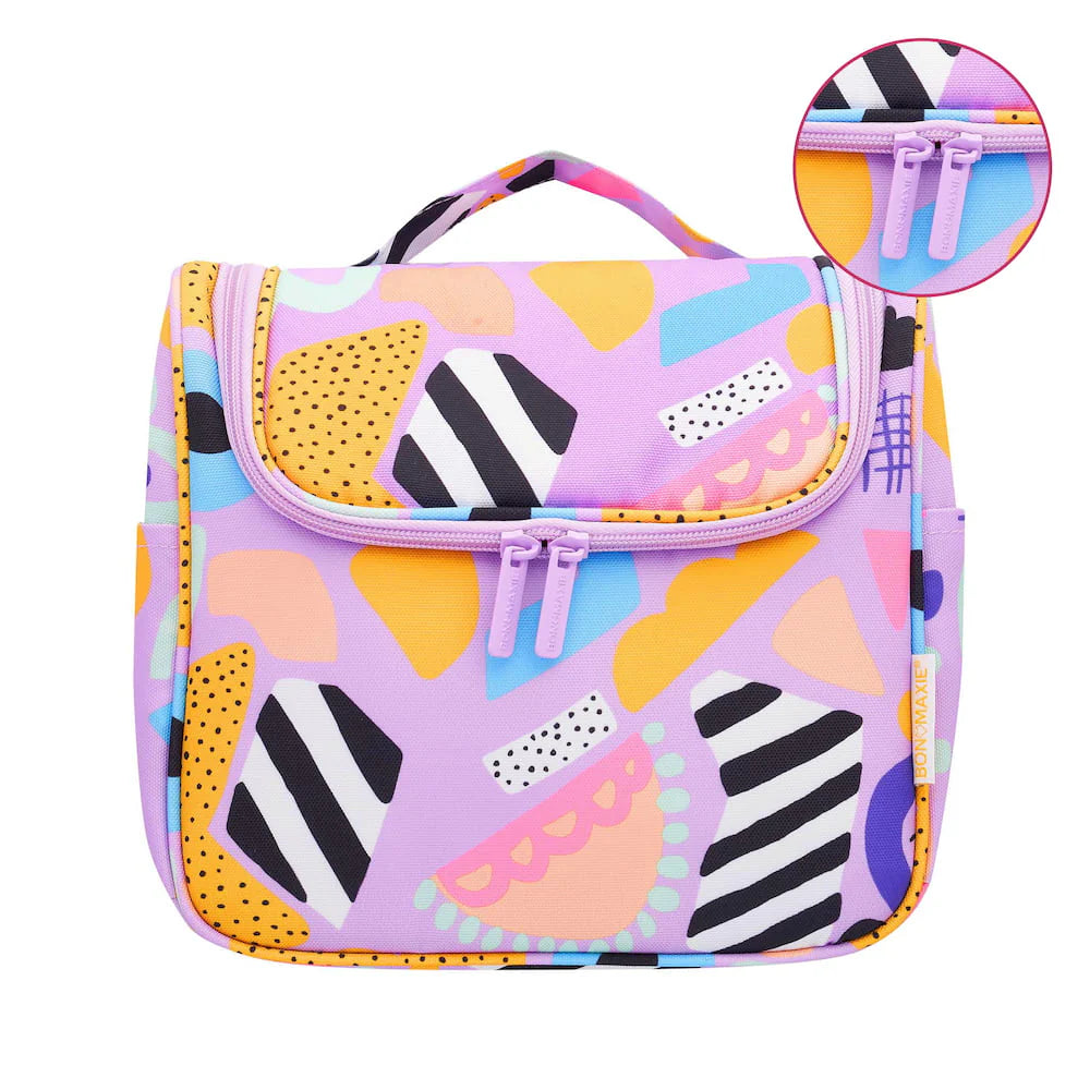 Bon Maxie Eye Love Purple Travel Toiletry Bag