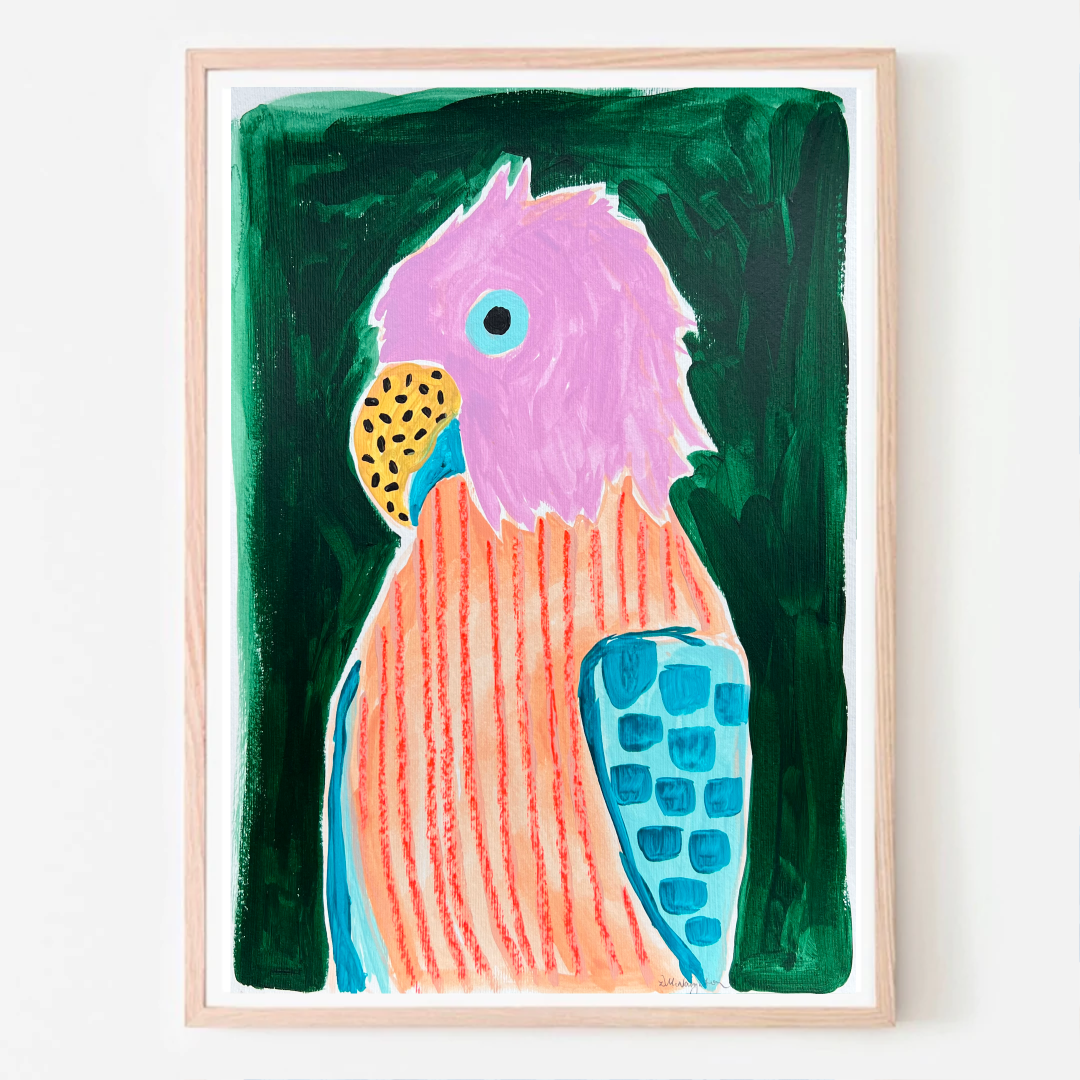 'POLLY' Original A3 Mixed Media on Paper