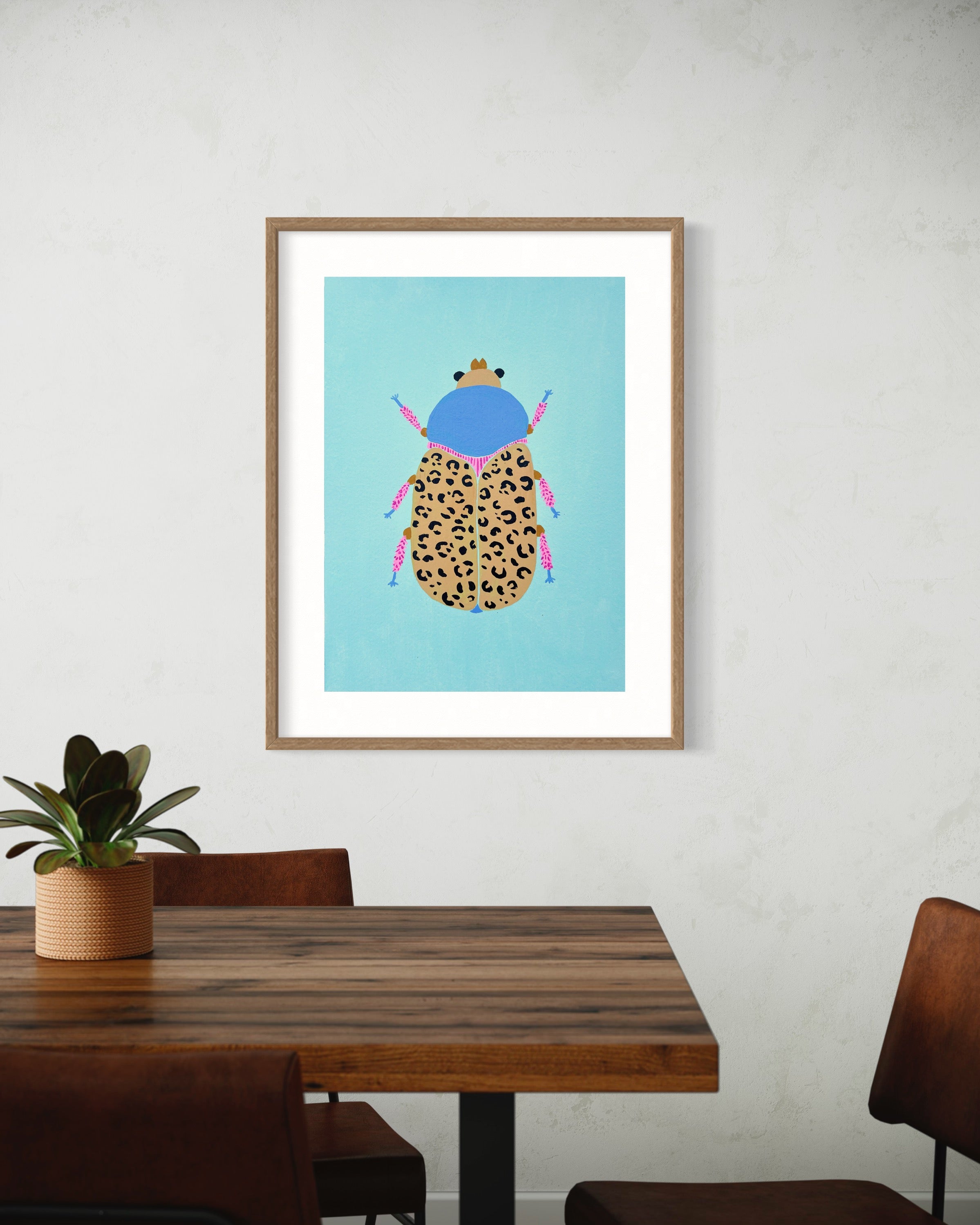 'LOVE BUG' Original A3 Mixed Media on Paper