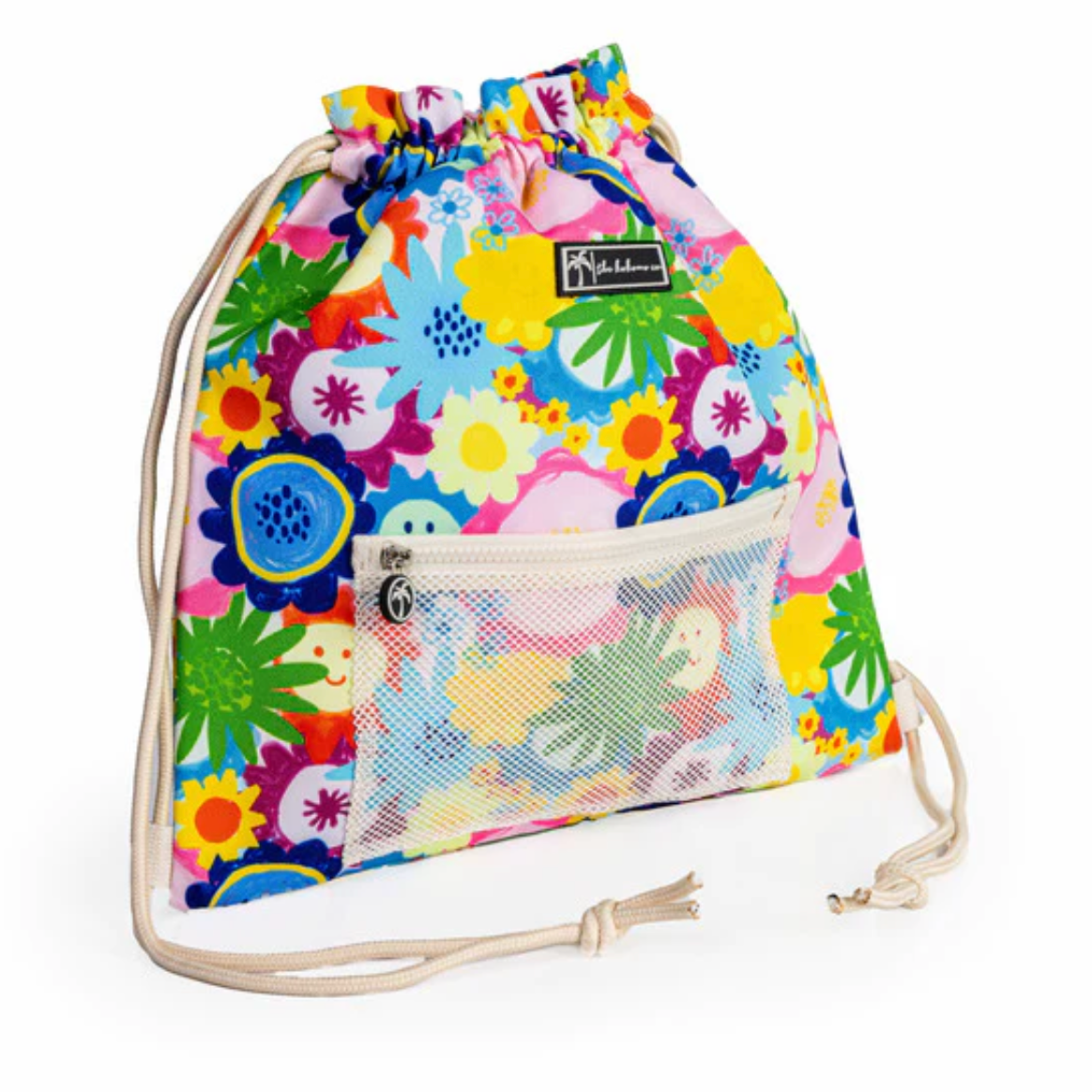 The Kokomo Co Swim Bag - Happy Flowers