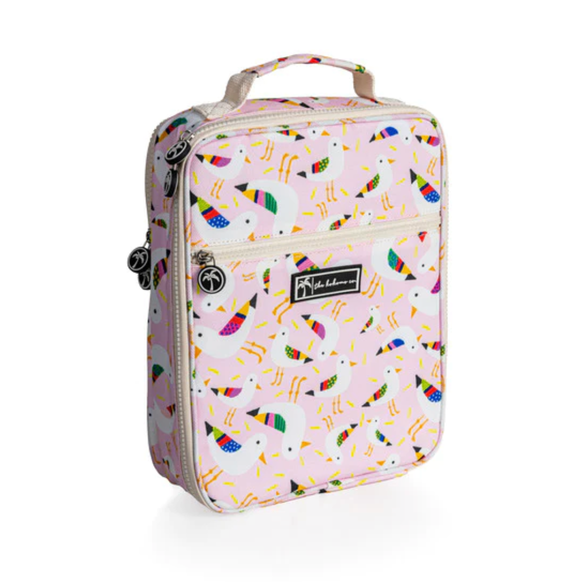 The Kokomo Co Lunch Bag - Hot Chip Frenzy Pink