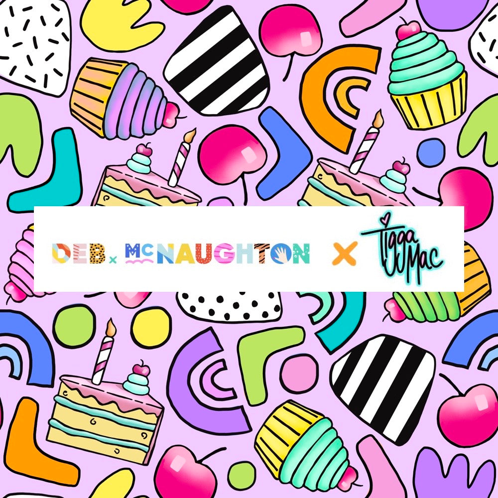 Tigga Mac Collection SWEET PARTY Licensed Artwork