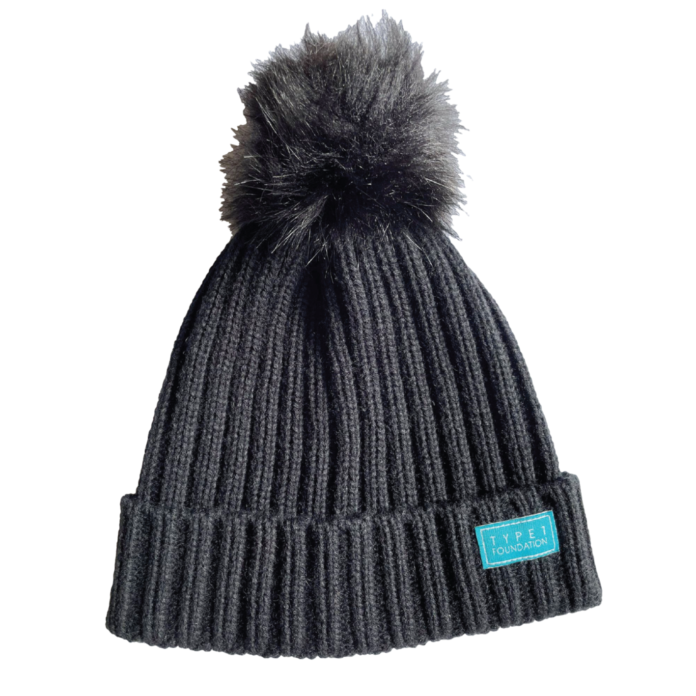 Brave Beanies - Black Pom Pom