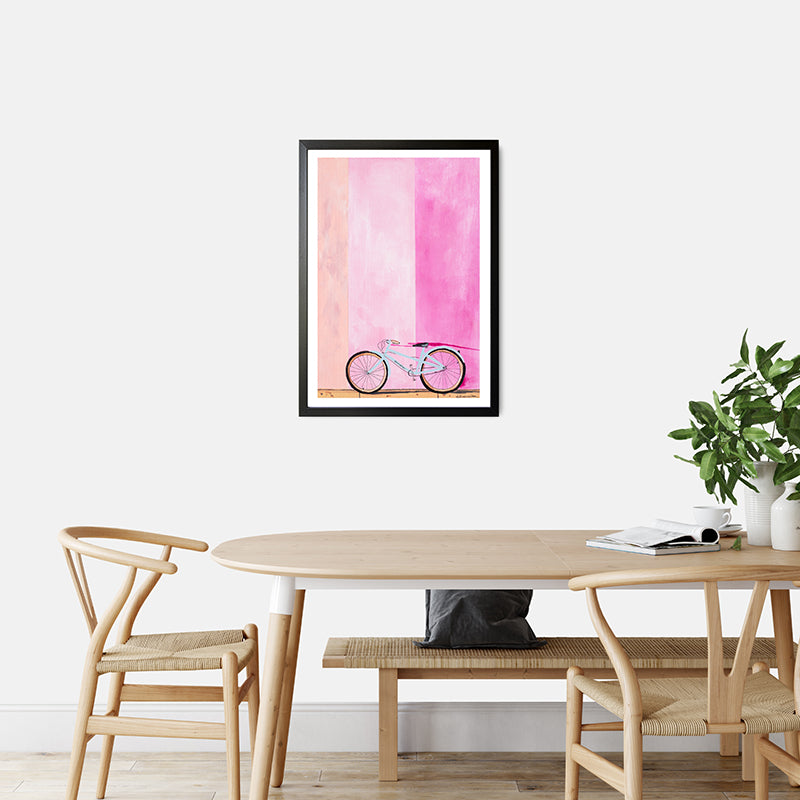 Deb McNaughton Artist Melbourne - Art Print - Ridin Solo - Melbourne - Aspendale