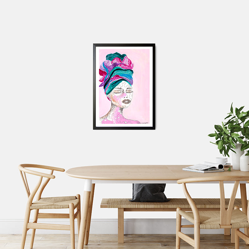 Deb McNaughton - Melbourne Artist - Fashion Art Print - Scribble - Melbourne - Aspendale