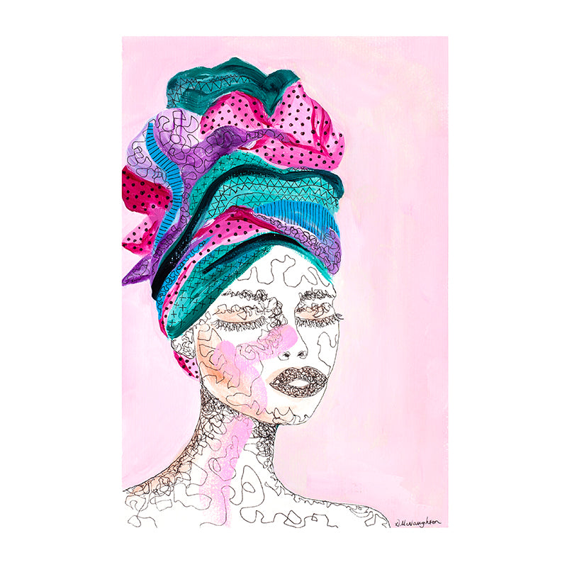 Deb McNaughton - Melbourne Artist - Limited Edition Print - Scribble - Melbourne - Aspendale