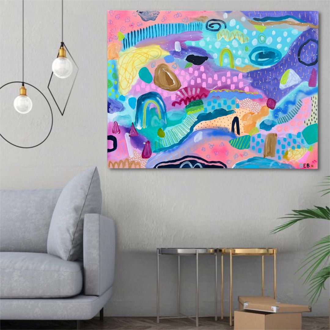 Party on the Hill - Original Unframed