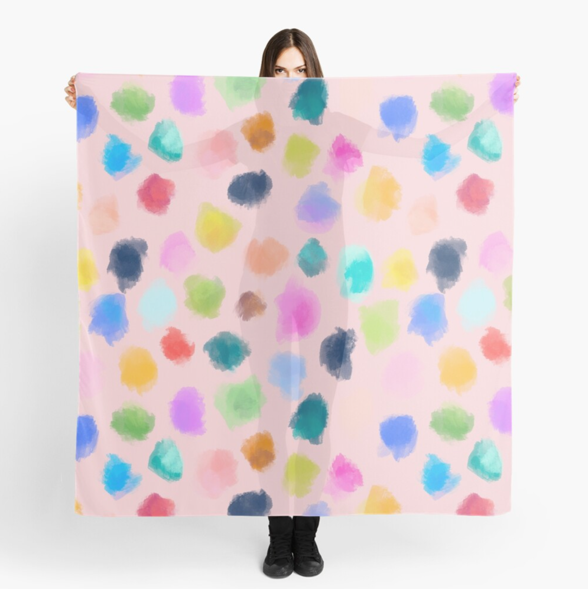 Deb McNaughton Boxed Up in the Clouds Scarf
