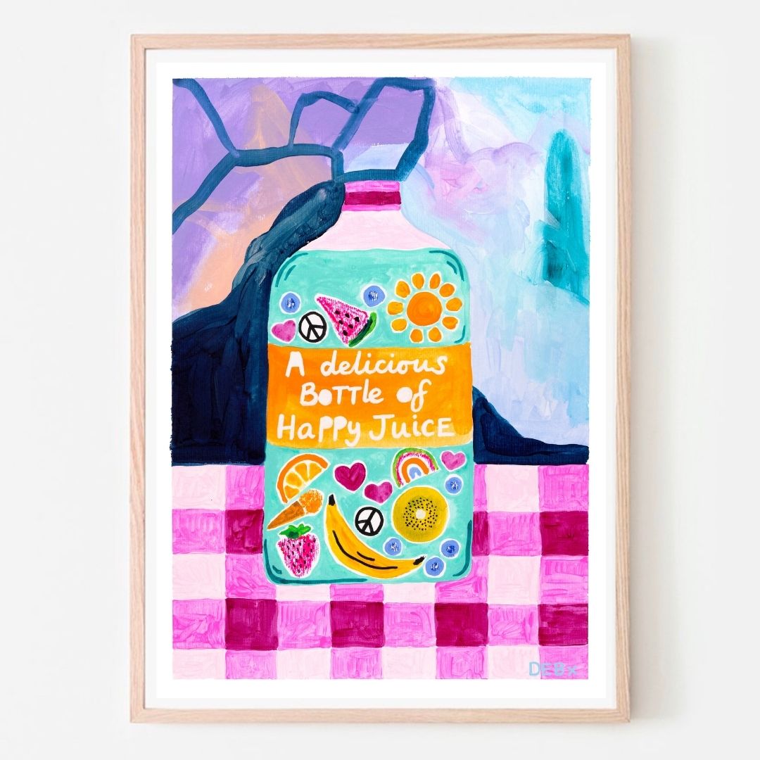 HAPPY JUICE - Fine Art Print