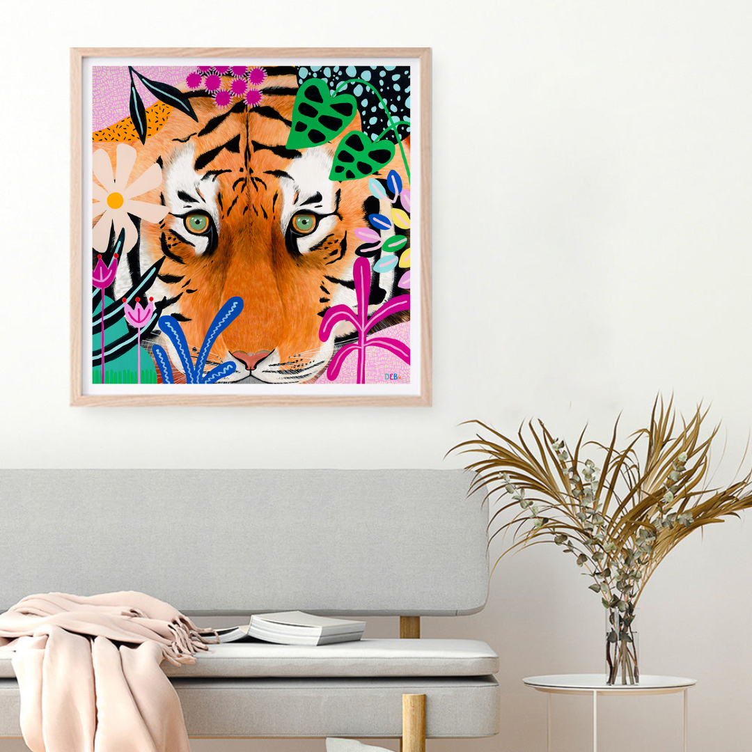 A TIGER NAMED WOMBAT - Limited Edition Print
