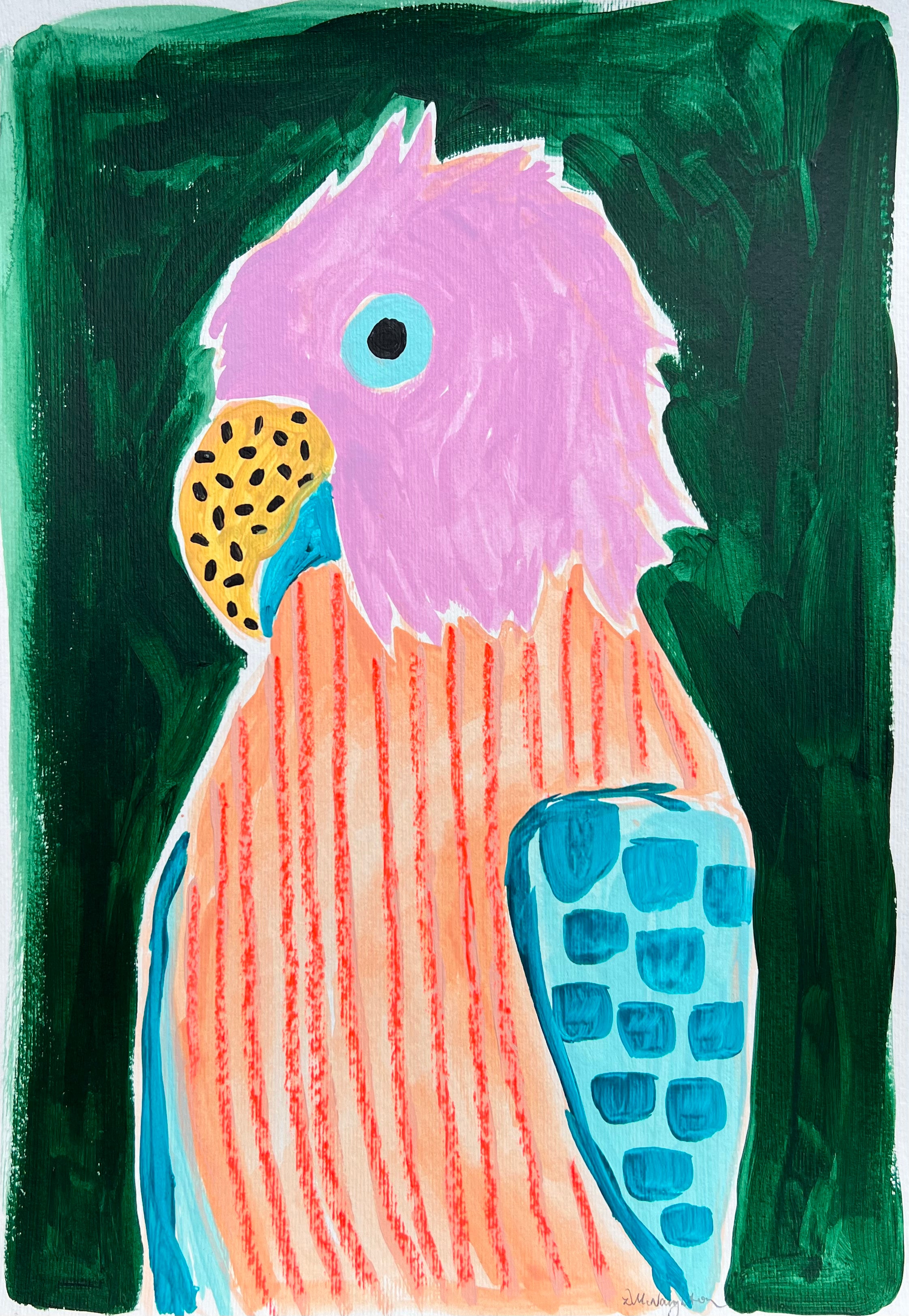 'POLLY' Original A3 Mixed Media on Paper