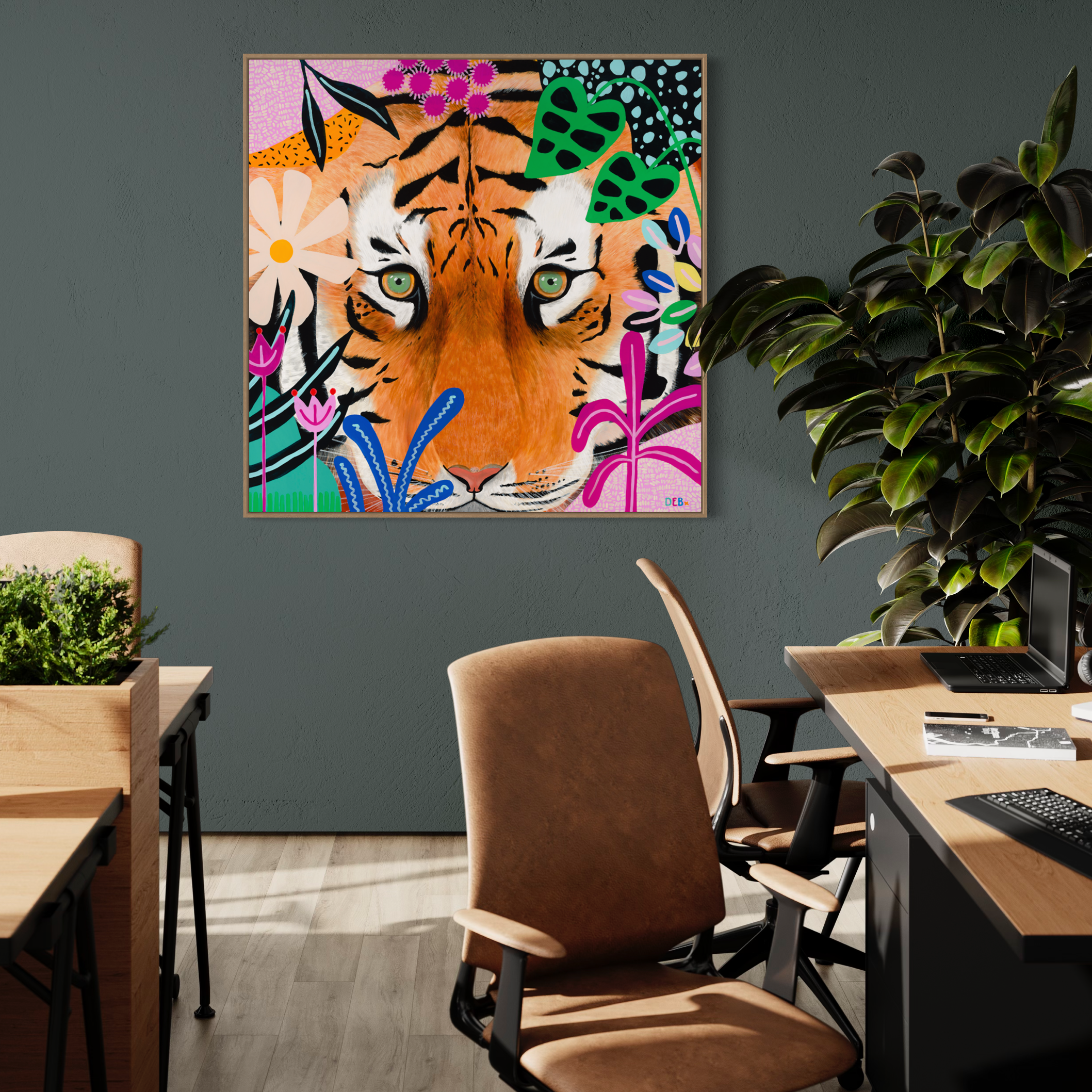 A TIGER NAMED WOMBAT - Limited Edition Print