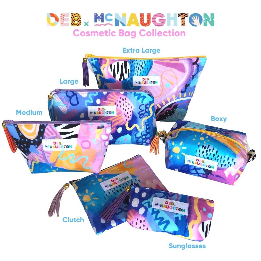 Deb McNaughton Large Cosmetic Bag